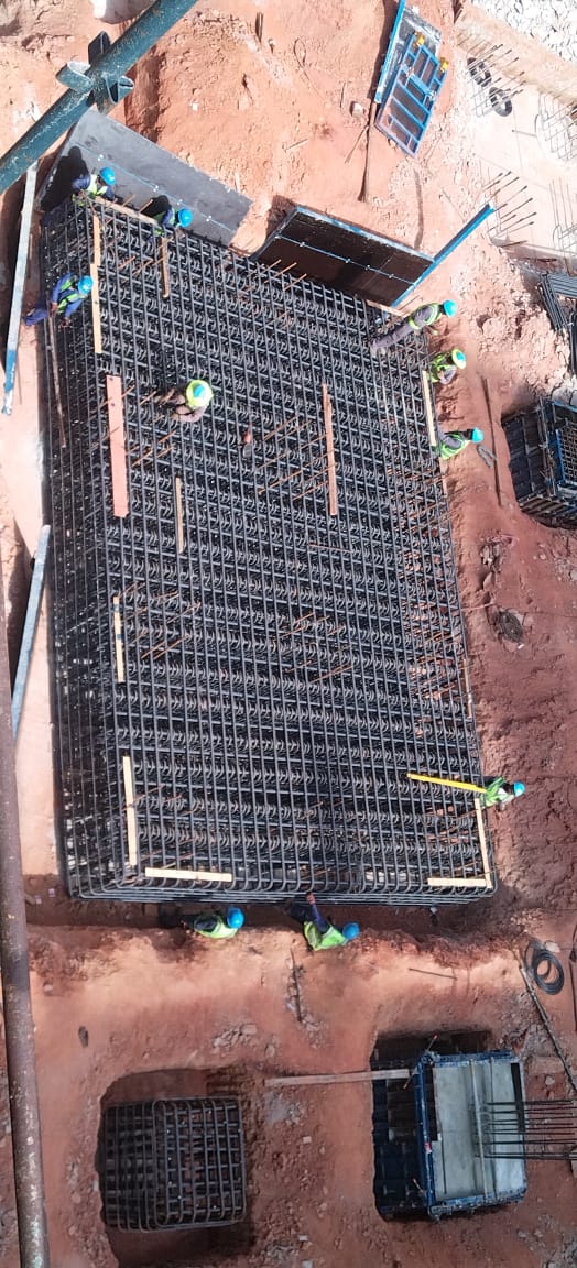 Foundation Rebar Work