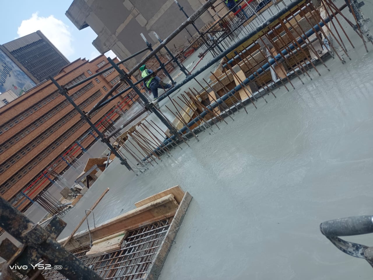 Concrete Slab Aerial View